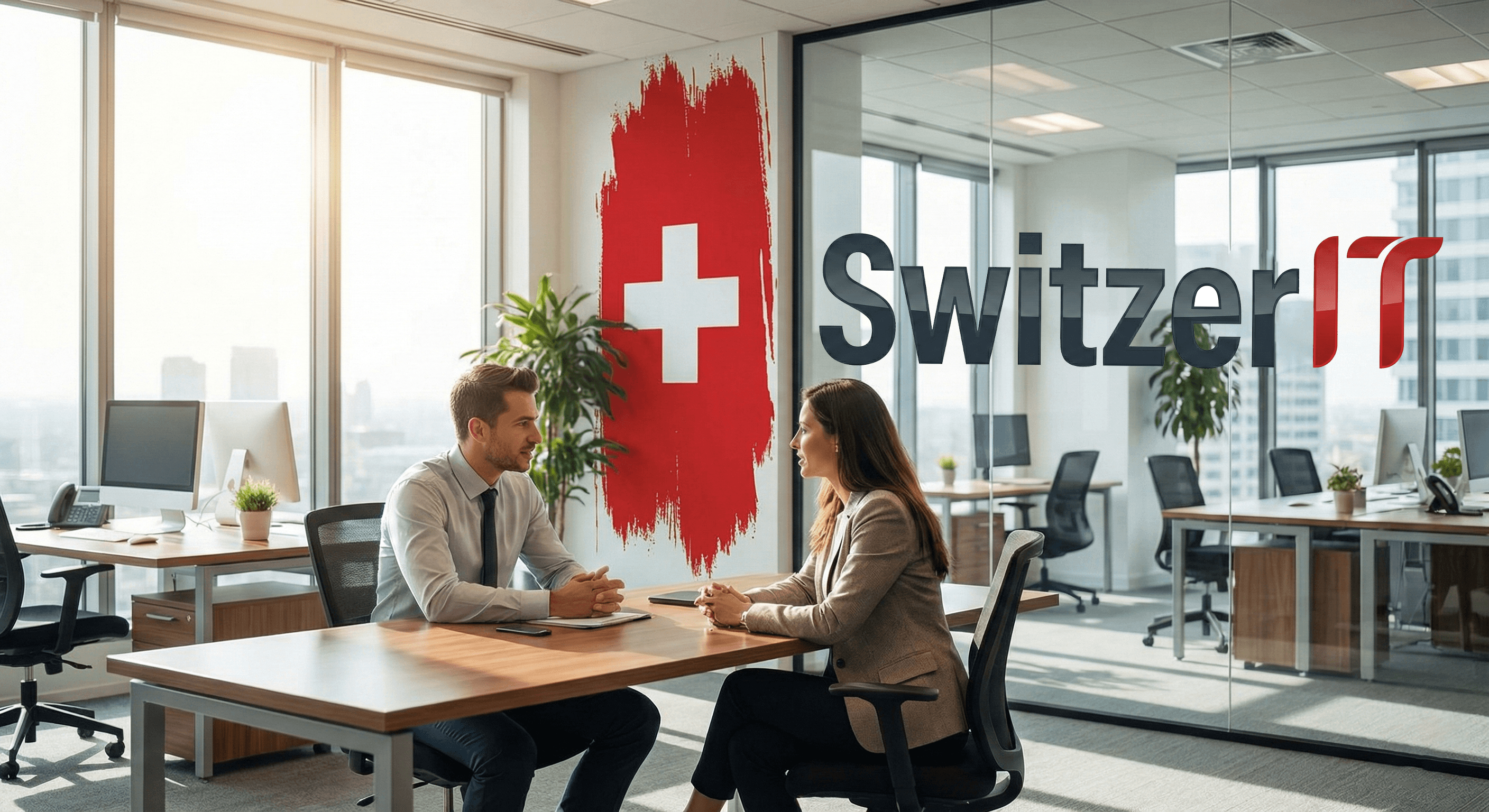 Business professionals shaking hands